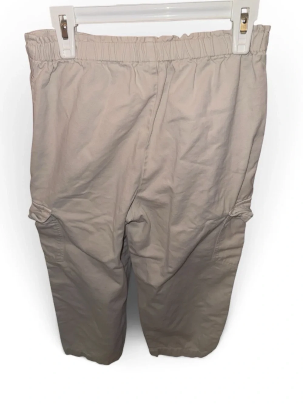 ZARA Kids Girl Beige Cargo Pants Size 11-12 Utility Pants